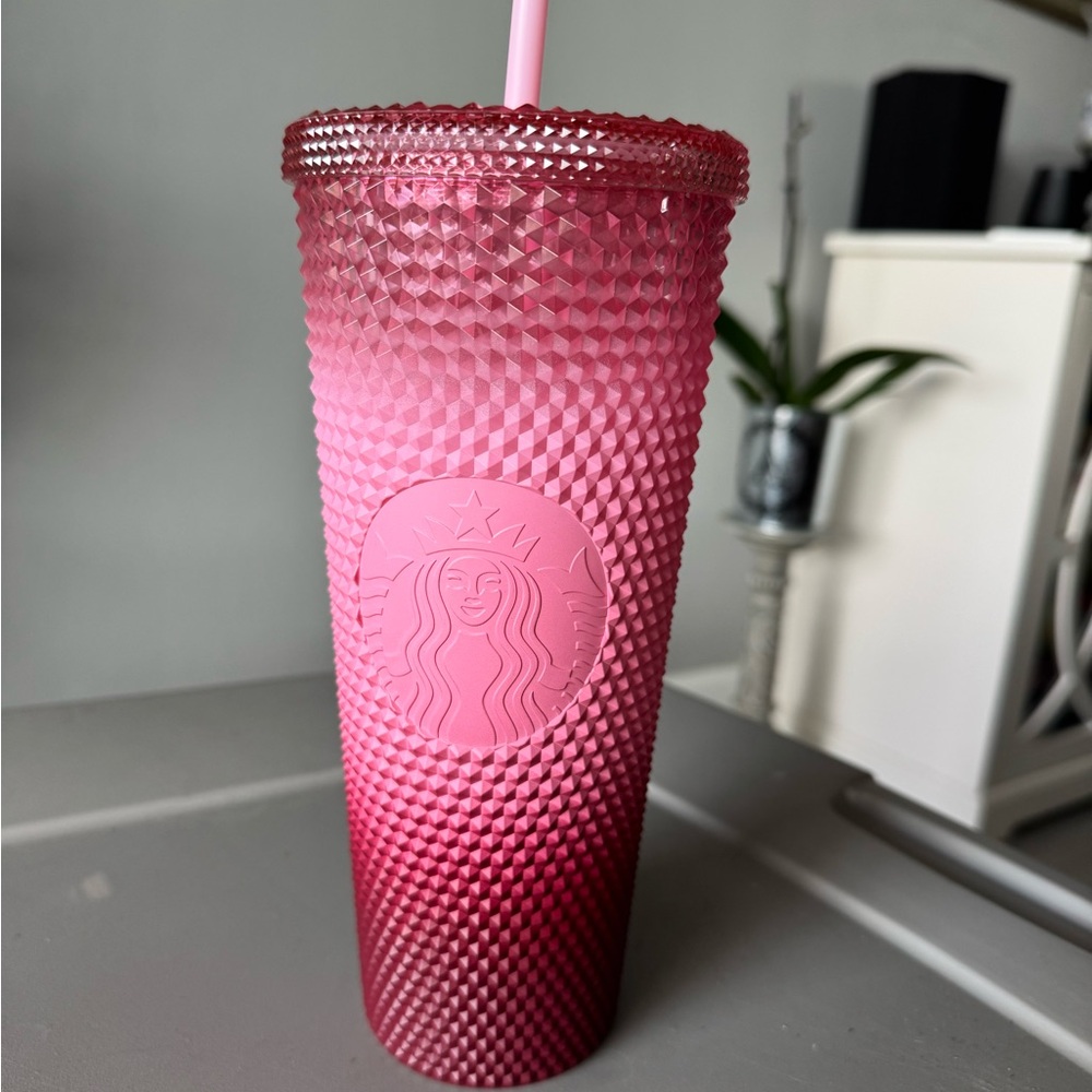 NWT Starbucks Gradient Pink Tumbler